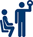 icon of two people commuting