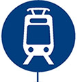 icon of light rail link train